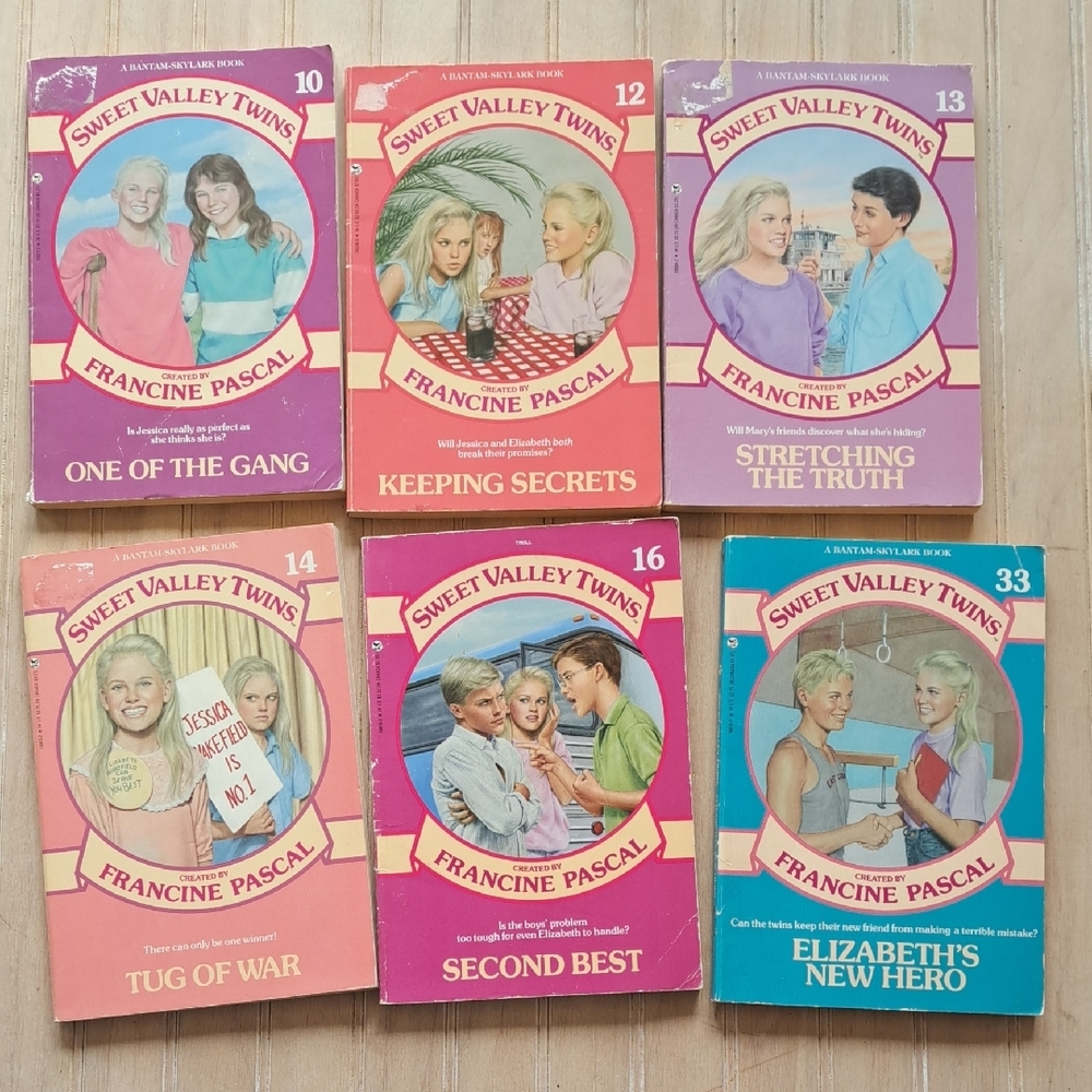 Sweet Valley Twins Collection - Pink and Teal Covers